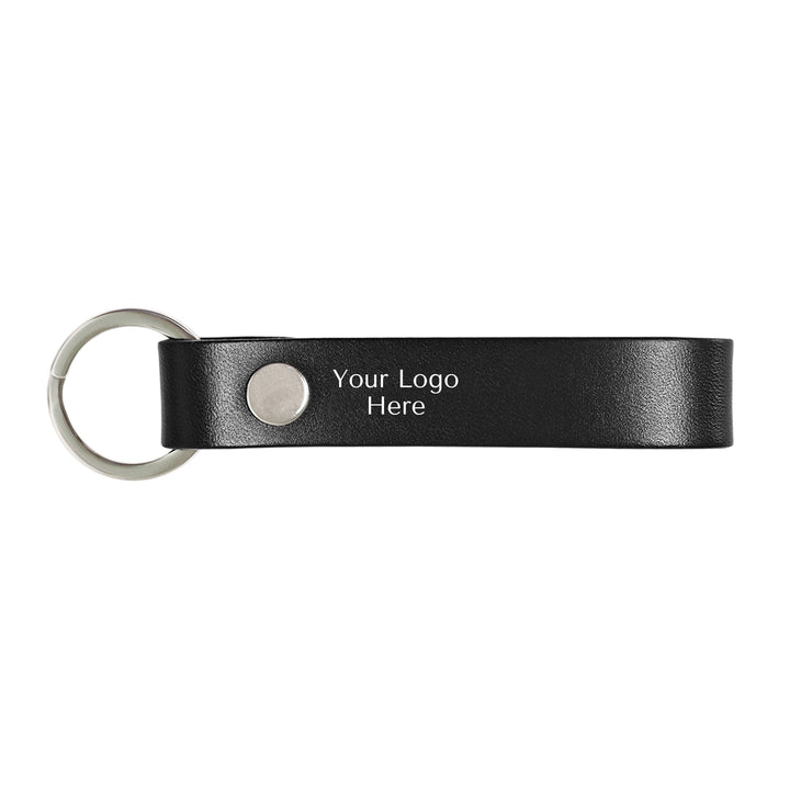 Leather Keyrings Black