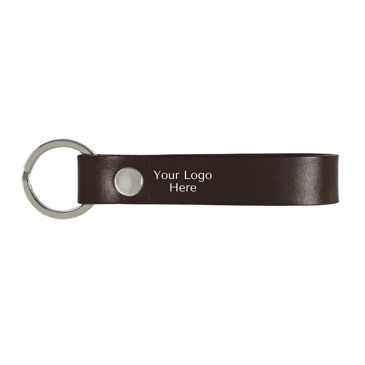 Leather Keyrings Brown