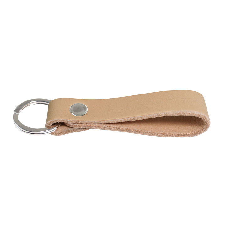 Leather Keyrings Camel