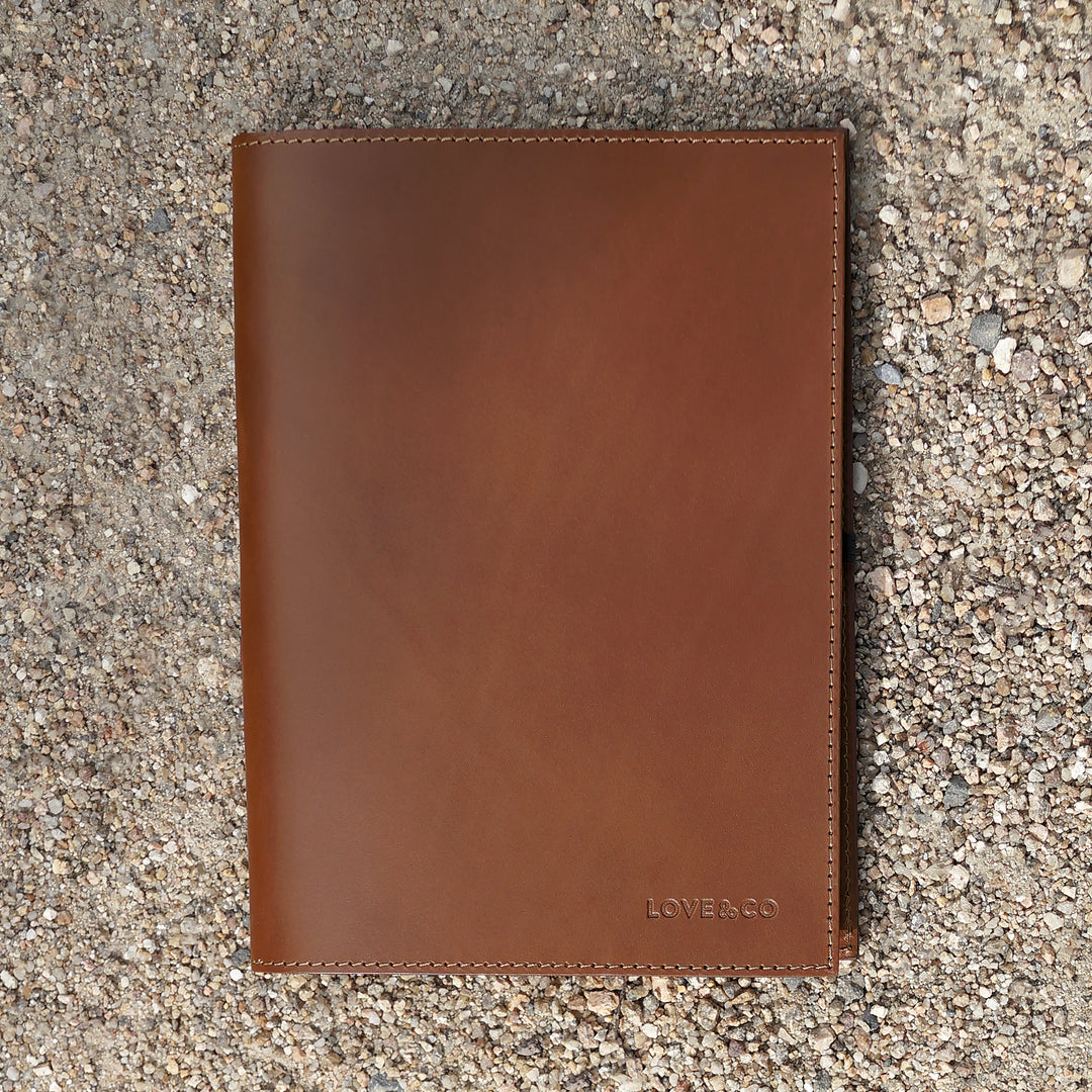 A5 Tan Leather Notebooks