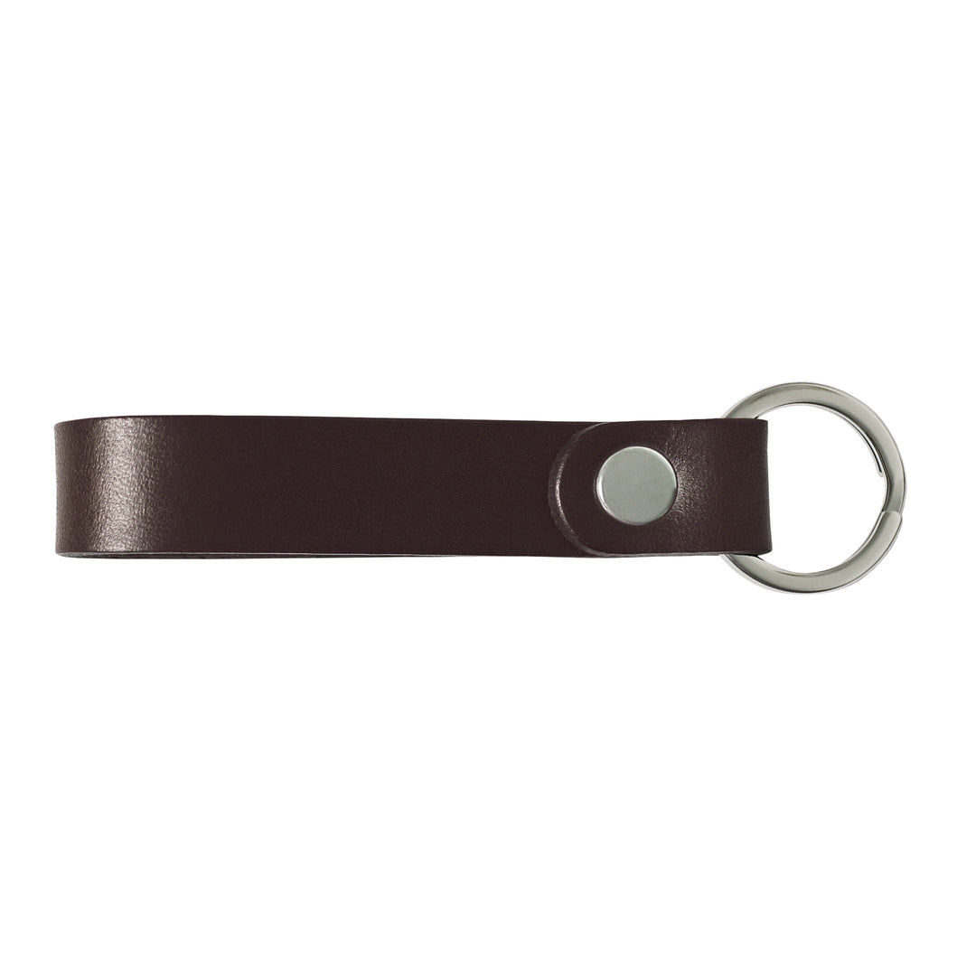 Leather Keyrings Brown